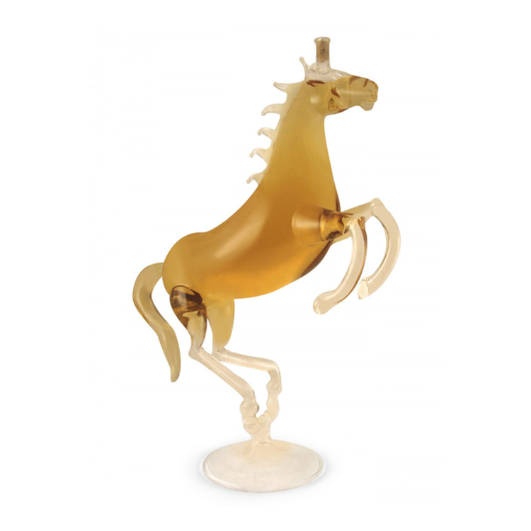 Factory Customized Animal Shaped Clear Glass Decanter 800ml Clear Wine Glass Bottle