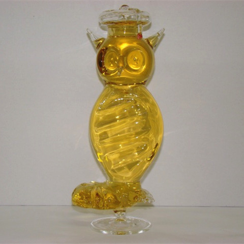 Factory Customized Animal Shaped Clear Glass Decanter 800ml Clear Wine Glass Bottle