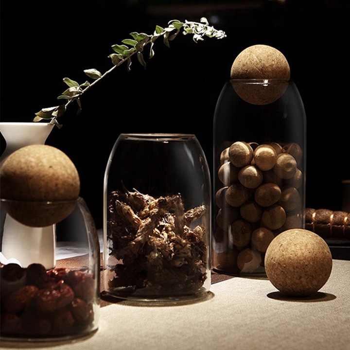 Factory Customized glass food jar, candle glass jar