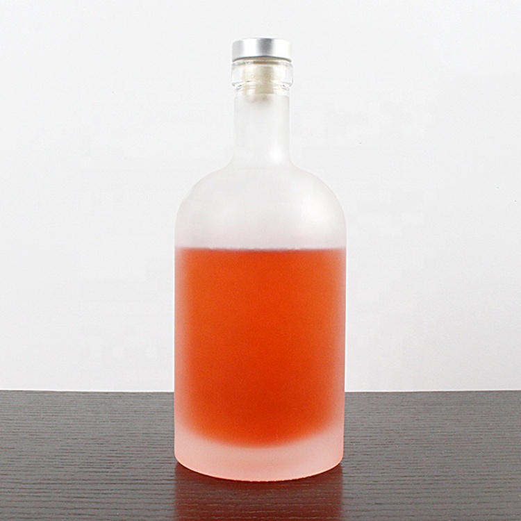 Factory Direct 200ml 375 ml 500ml 750ml 1000ml Rum Glass Bottle with T Cork