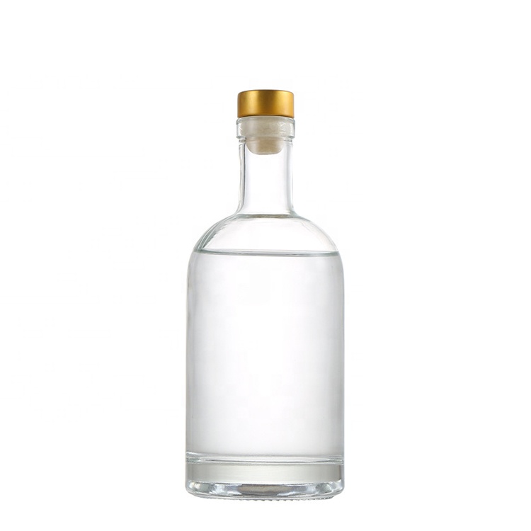 Factory Direct 200ml 375 ml 500ml 750ml 1000ml Rum Glass Bottle with T Cork