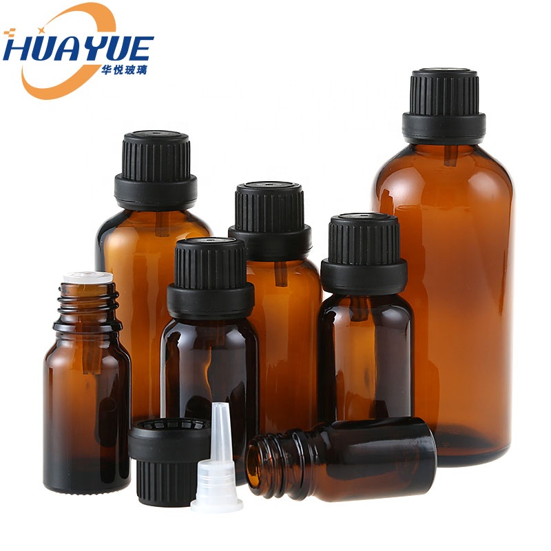 Factory Direct 5ml 10ml 15ml 20ml 30ml 50ml 100ml Sealed Essential Oil Bottle Brown Glass Bottle