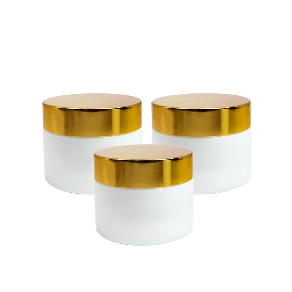 Factory Direct High Quality empty clear glass cosmetic for skin care with lid face cream mask jar