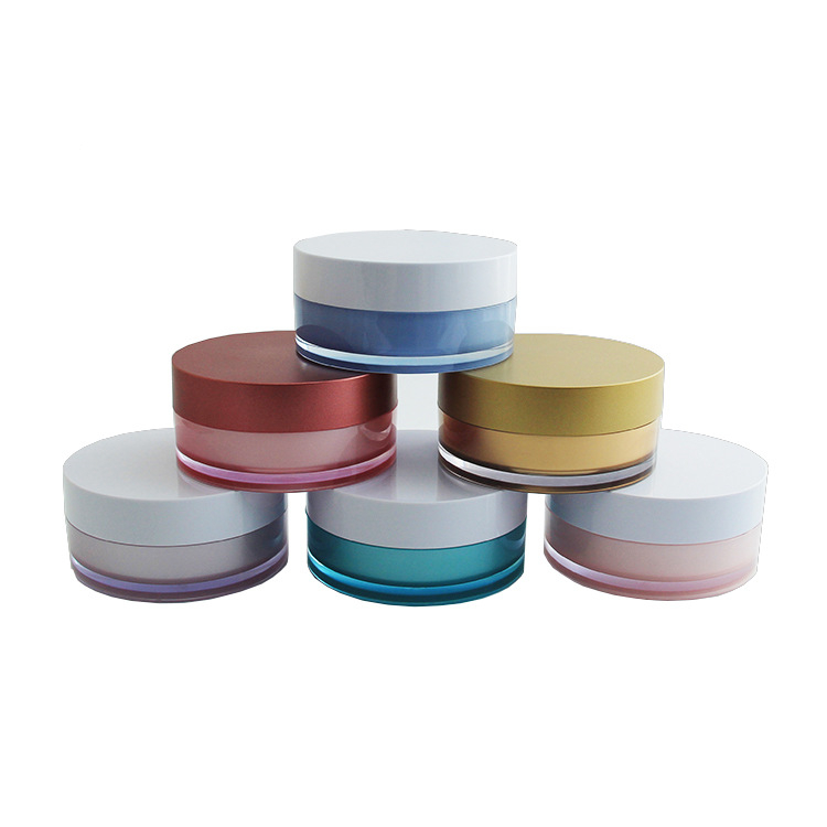 Factory Direct Multi Custom 100g Mandarin Duck Cream jar Bottle Double Spot Cream Jar 40g+60g 50g+50g Double Volume