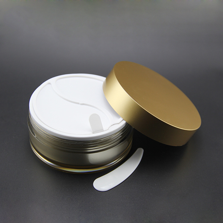Factory Direct Multi Custom 100g Mandarin Duck Cream jar Bottle Double Spot Cream Jar 40g+60g 50g+50g Double Volume