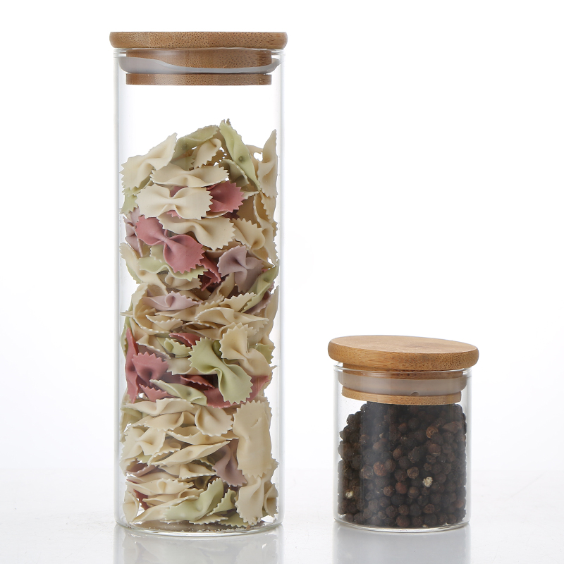 Factory Direct Price Mini Storage Jar Glass Storage Jar Set Storage Jar For Coffee Beans