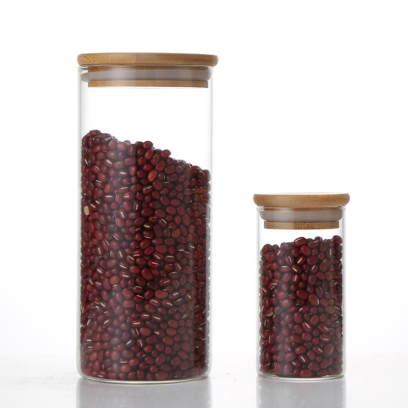 Factory Direct Price Mini Storage Jar Glass Storage Jar Set Storage Jar For Coffee Beans