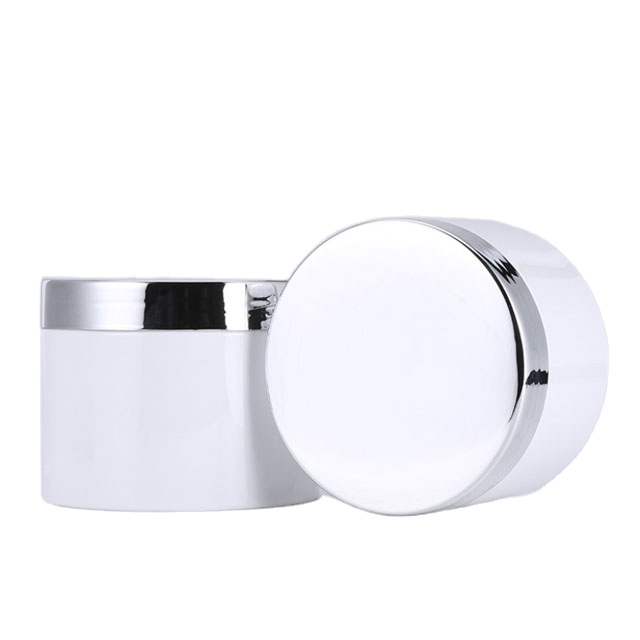 Factory Direct Price Recycled Clear Plastic Cosmetic Jars 500 ml With Custom Logo On Sale