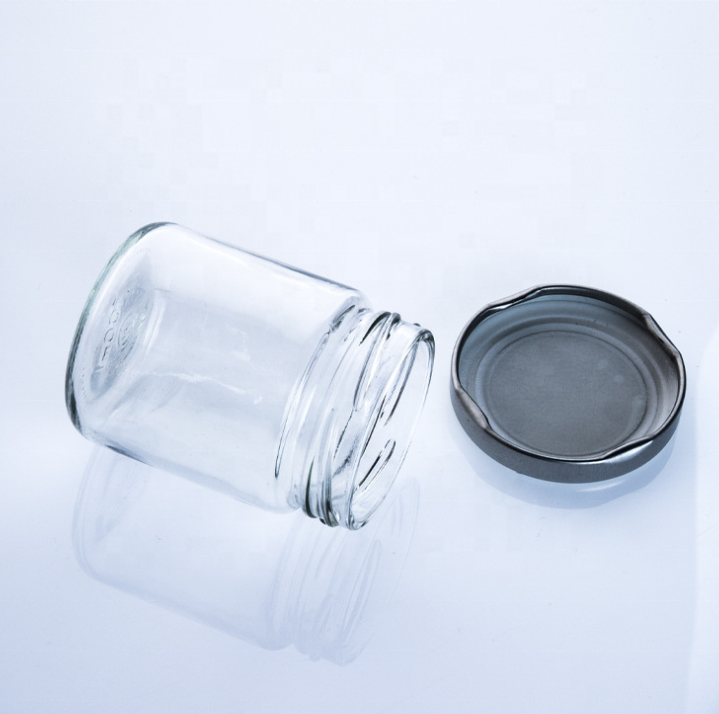 Factory Direct Sale 100ml Sealed Glass Jar Transparent Glass Jam Jar