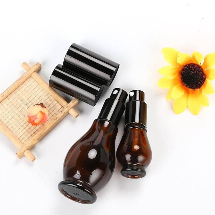 Factory Direct Sale 10ml 20ml 30ml 50ml 100ml glass perfume Amber spray bottle lotion pump bottle