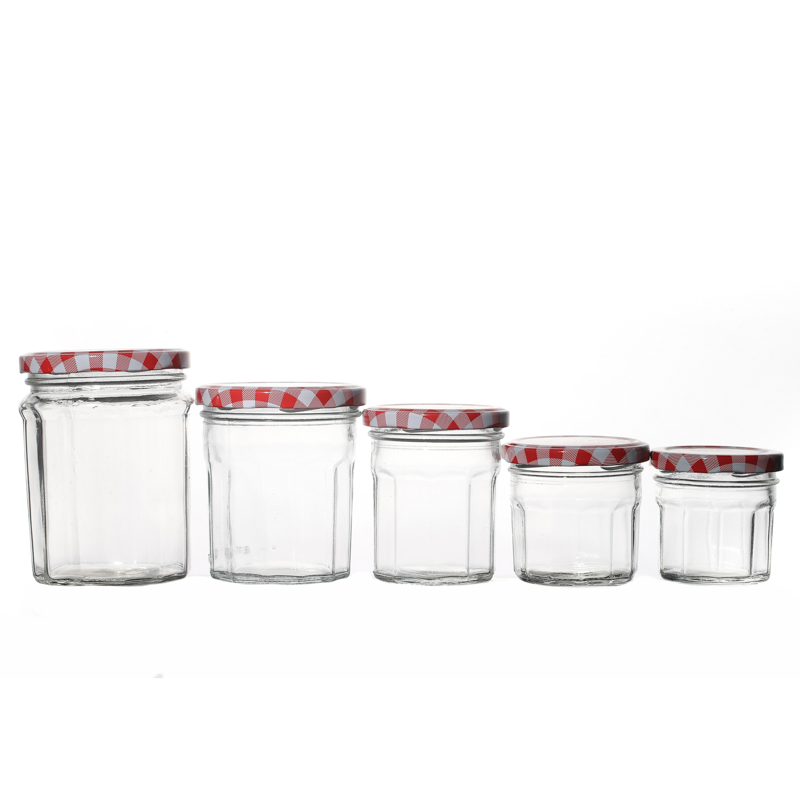 Factory Direct Sale 50ml 100ml 200ml 380ml High Quality Storage Wholesale Empty Food Glass Jars and Bottles Wholesale with Cap