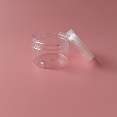 Factory Direct Sale Cosmetic Plastic PET Cream Jar with Lid
