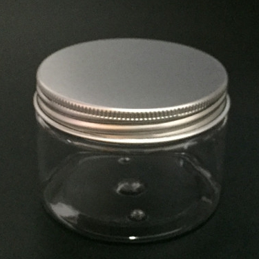 Factory Direct Sale High Quality Cosmetic Plastic PET Cream Jar with Aluminum Lids