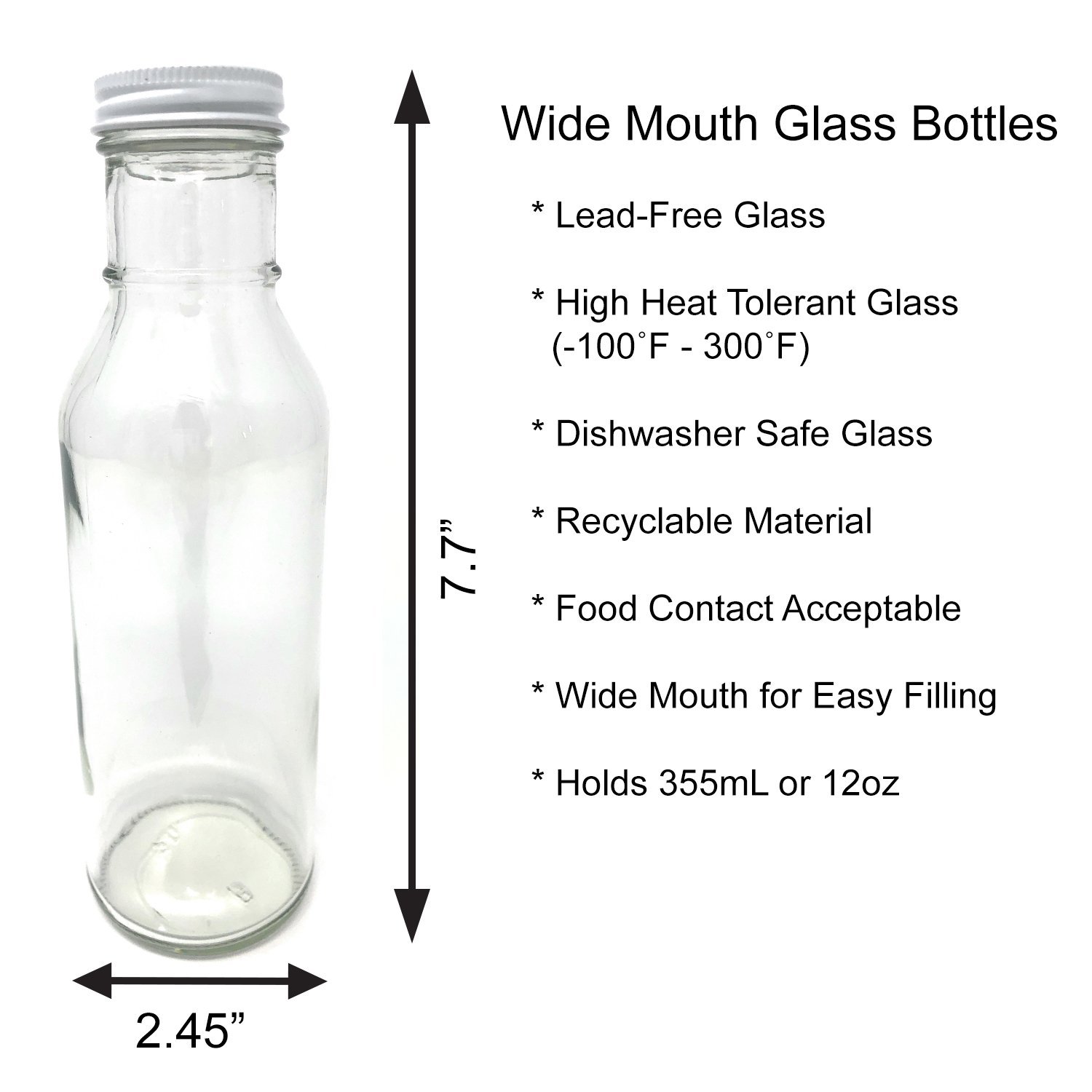 Factory Direct Sale Hot sale Customize 12 oz Glass Bottle for Sauces Manufacturers