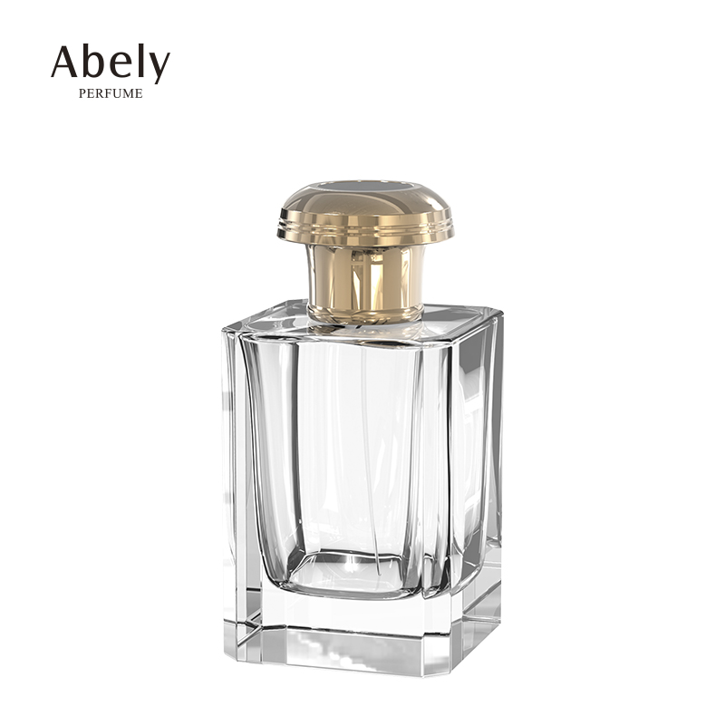 Factory Direct Sale Perfume Packaging Bottle 100ml Luxury Empty Square Perfume Spray Glass Bottle Bulk