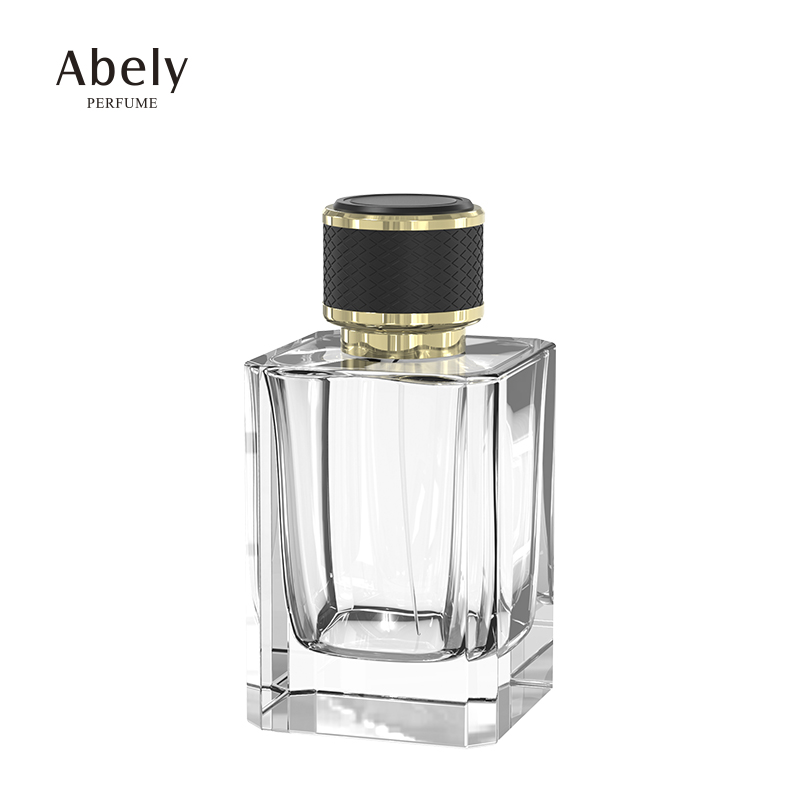 Factory Direct Sale Perfume Packaging Bottle 100ml Luxury Empty Square Perfume Spray Glass Bottle Bulk