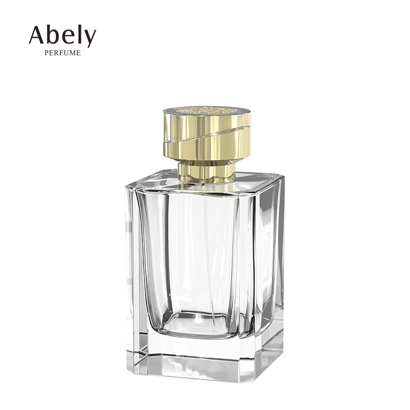 Factory Direct Sale Perfume Packaging Bottle 100ml Luxury Empty Square Perfume Spray Glass Bottle Bulk