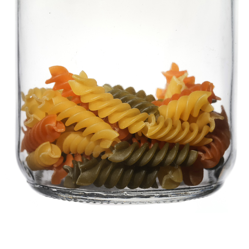 Factory Direct Sale Wholesale Various Capacity Straight Round Food Jar Glass