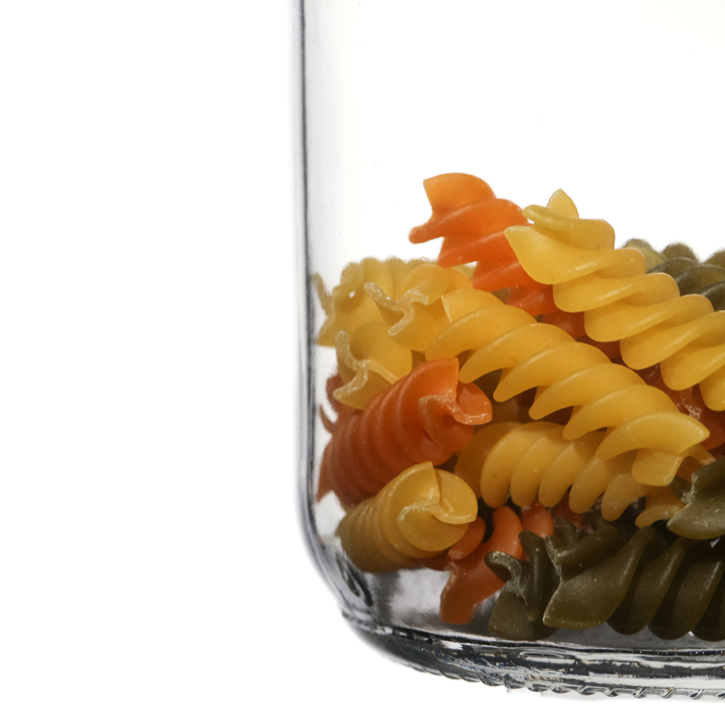 Factory Direct Sale Wholesale Various Capacity Straight Round Food Jar Glass