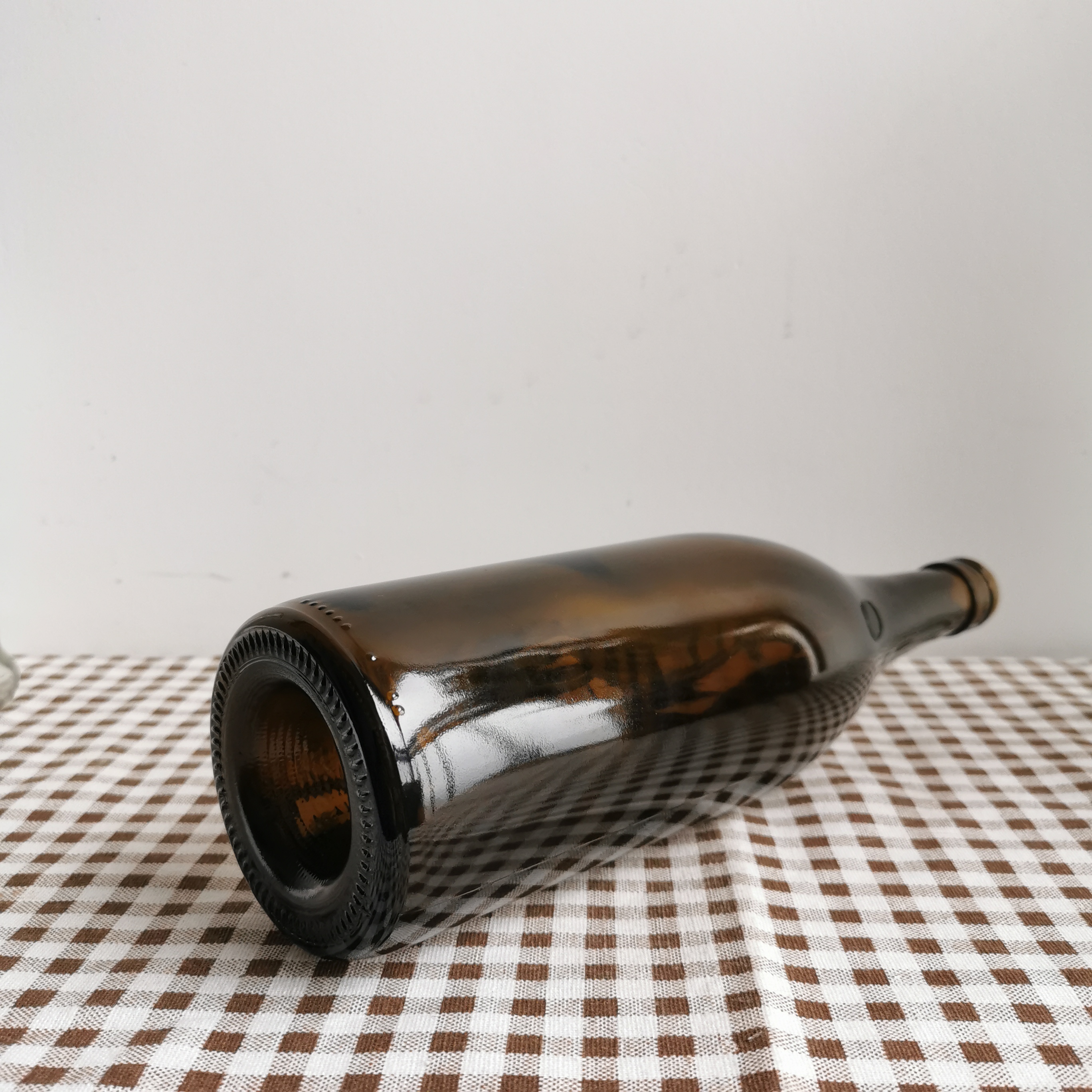 Factory Direct Sales 750ml Green Brown Champagne Glass Bottles Empty Wine Glass Bottle For Sale