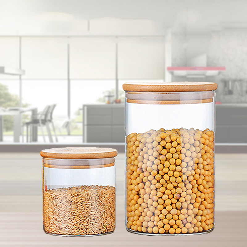 Factory Direct Selling Candy Glass Jar Luxury Glass Candle Jar Glass Jar Spice