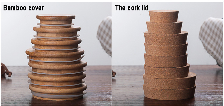 Factory Direct Wholesale Storage Bottles High Borosilicate Glass Jar With Bamboo Lid,Glass Bottle
