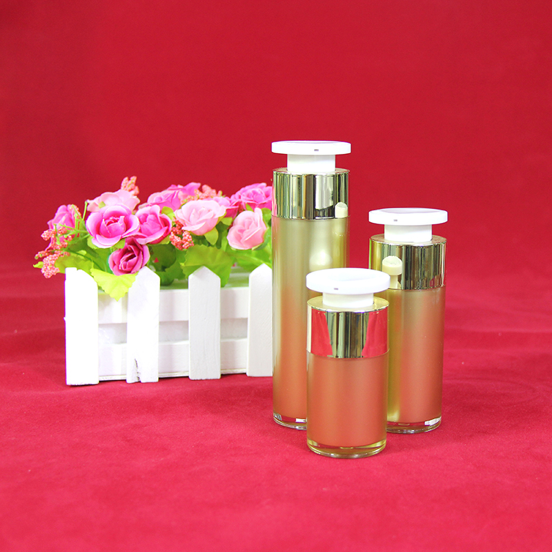 Factory Directly Acrylic Airless jar 50ml cosmetic foam pump bottle jars