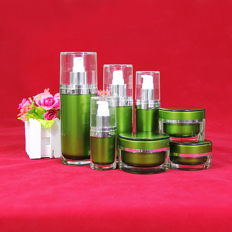 Factory Directly Acrylic Airless jar 50ml cosmetic foam pump bottle jars