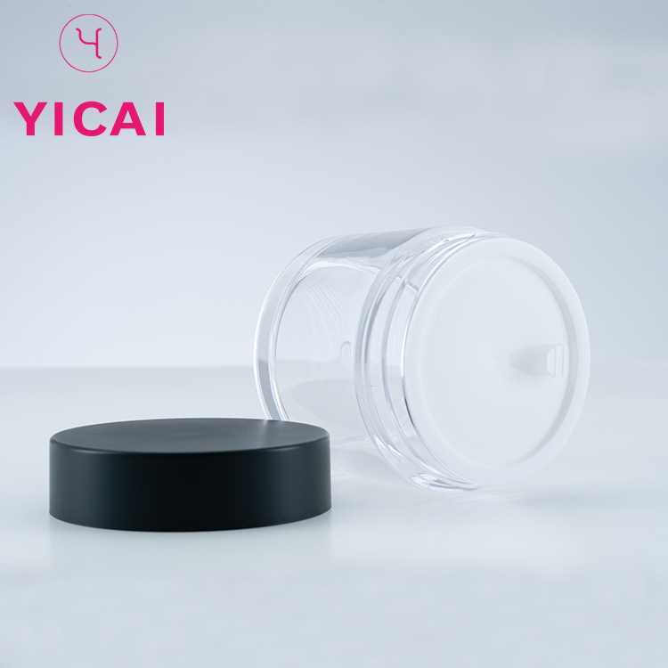 Factory Directly Provide Custom Fancy Cosmetic Acrylic Looser Powder Jar