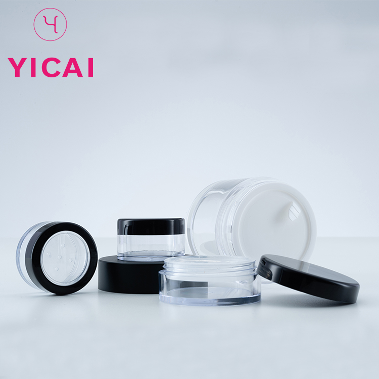Factory Directly Provide Custom Fancy Cosmetic Acrylic Looser Powder Jar