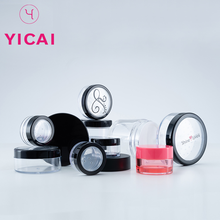 Factory Directly Provide Custom Fancy Cosmetic Acrylic Looser Powder Jar