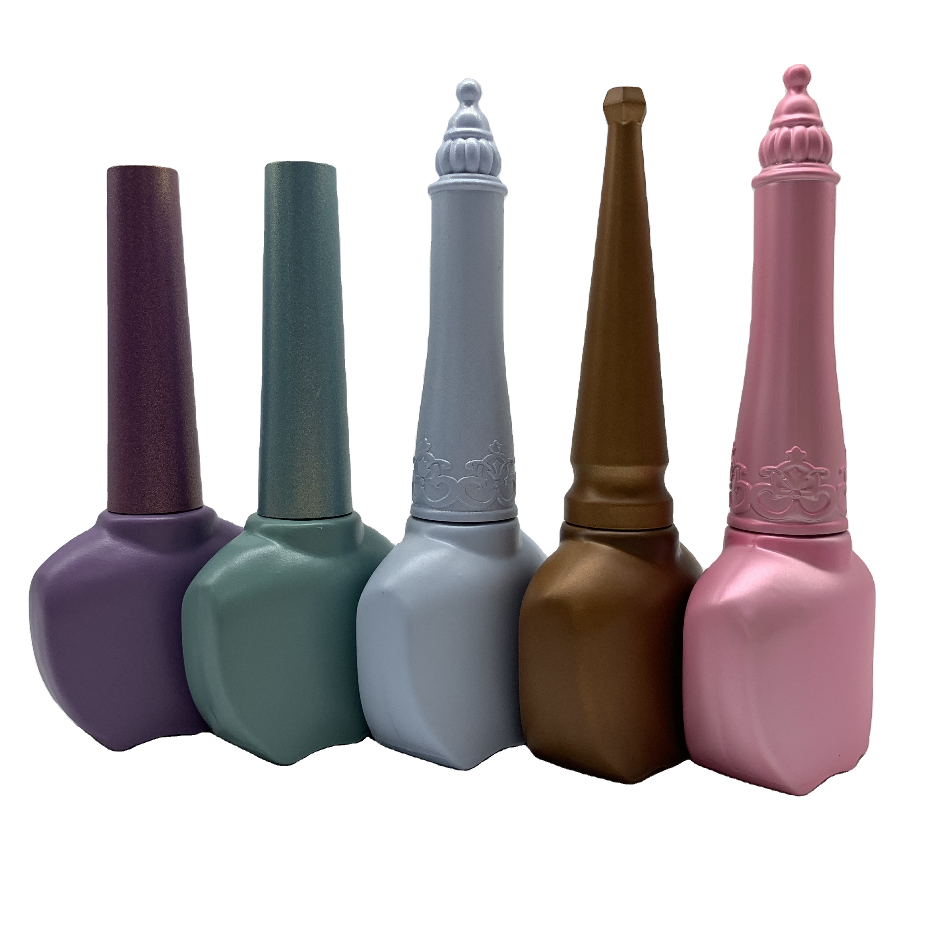 Factory Directly Provide Guaranteed Quality multiple colour 15 ml matte nail polish cute bottle