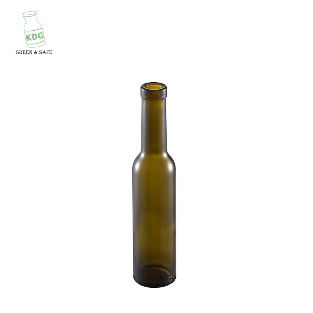 Factory Directly Sale 200ml Wine Bottle with Long Neck Amber Wine Bottle wholesale