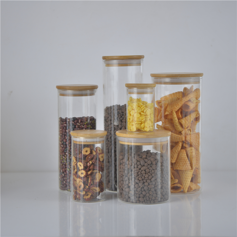 Factory Directly Sell Food Storage Glass Jar Air Tight Glass Jar Storage Big Storage Jar