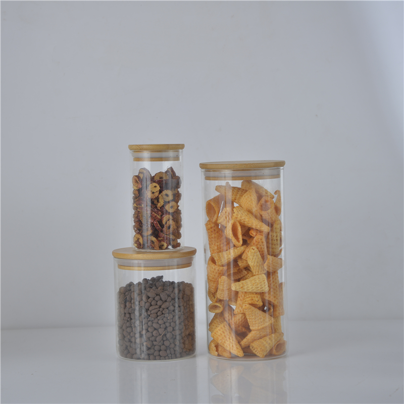 Factory Directly Sell Food Storage Glass Jar Air Tight Glass Jar Storage Big Storage Jar