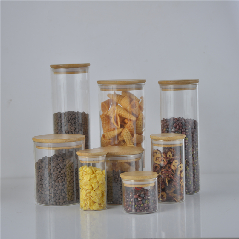 Factory Directly Sell Food Storage Glass Jar Air Tight Glass Jar Storage Big Storage Jar