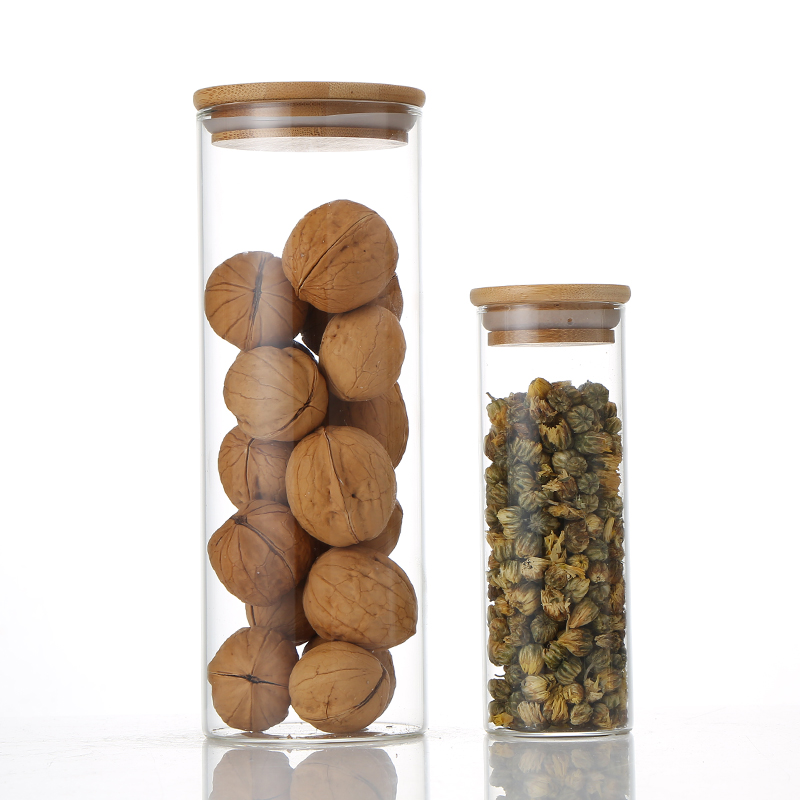 Factory Directly Sell Herb Storage Clear Very Tall Spaghetti Jar Glass Storage Jar