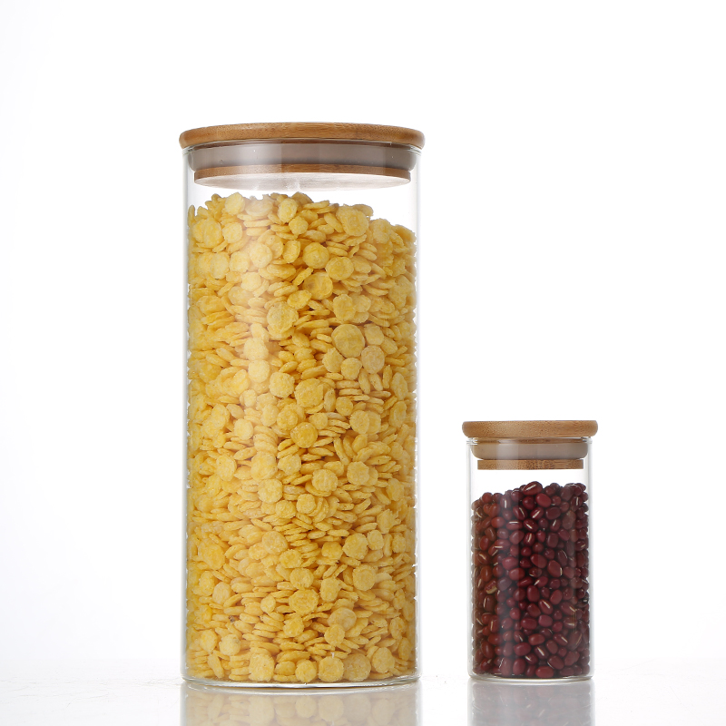 Factory Directly Sell Herb Storage Clear Very Tall Spaghetti Jar Glass Storage Jar