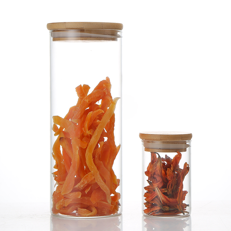 Factory Directly Sell Herb Storage Clear Very Tall Spaghetti Jar Glass Storage Jar