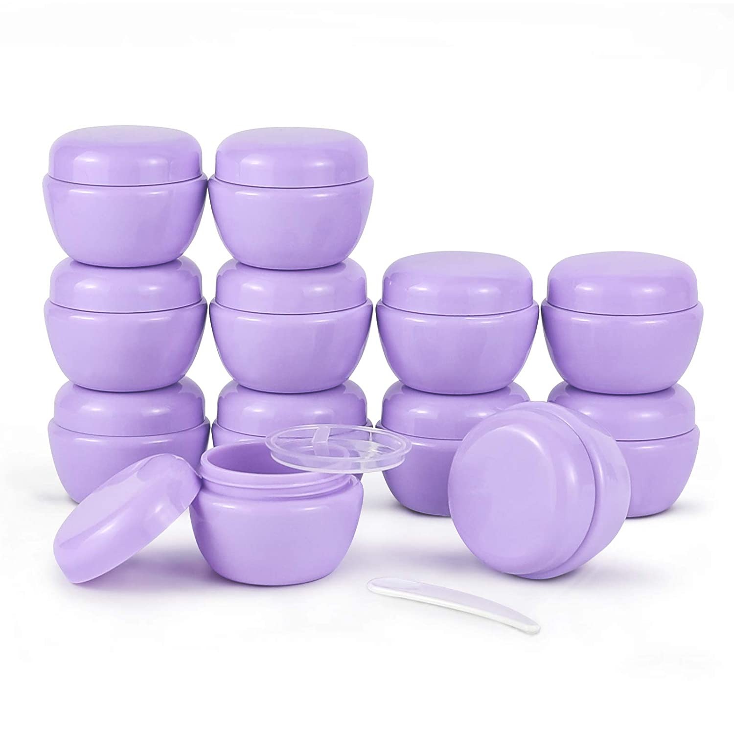 Factory Drop Shipping Purple Bottle Cosmetic Containers for Lip Scrub Container for Plastic
