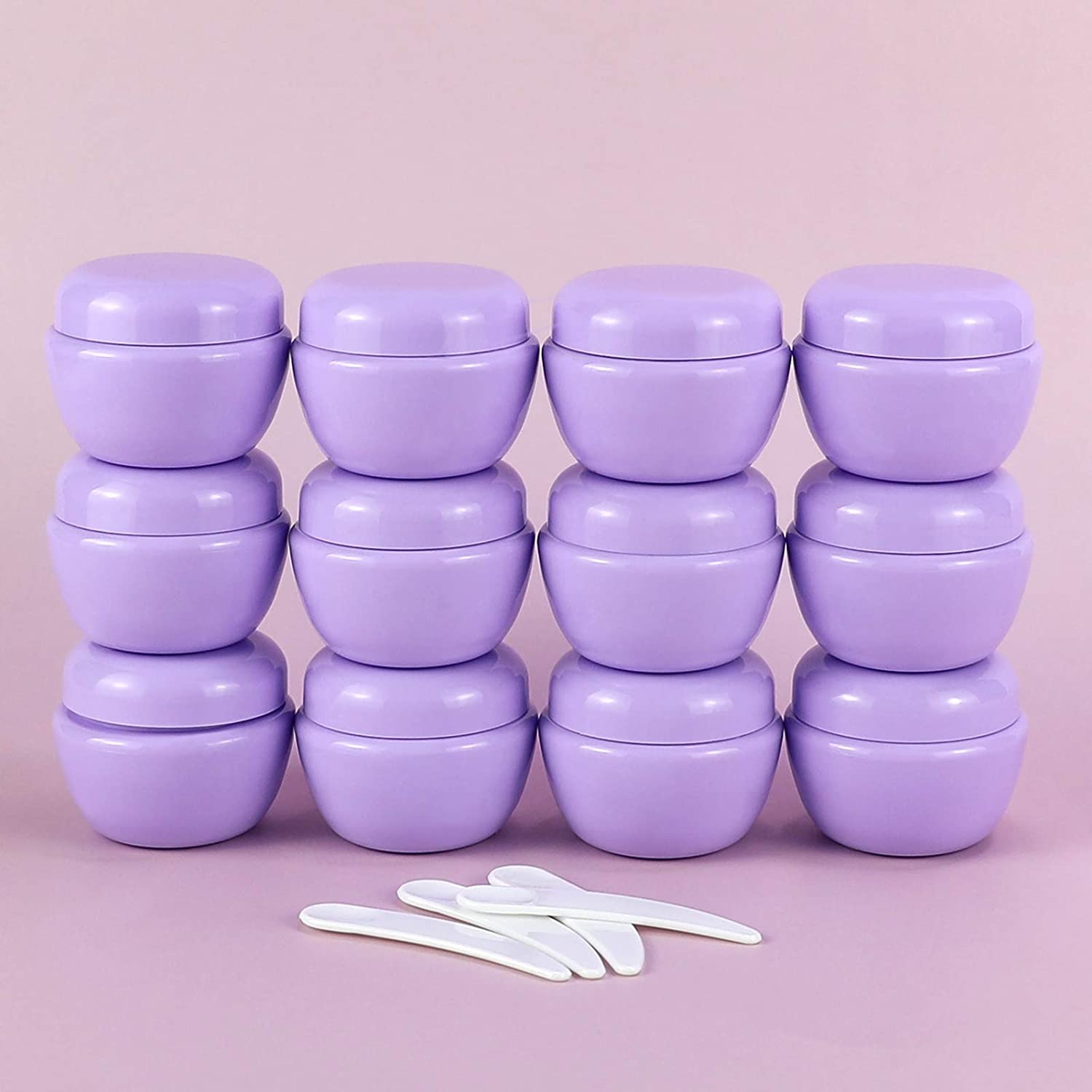 Factory Drop Shipping Purple Bottle Cosmetic Containers for Lip Scrub Container for Plastic