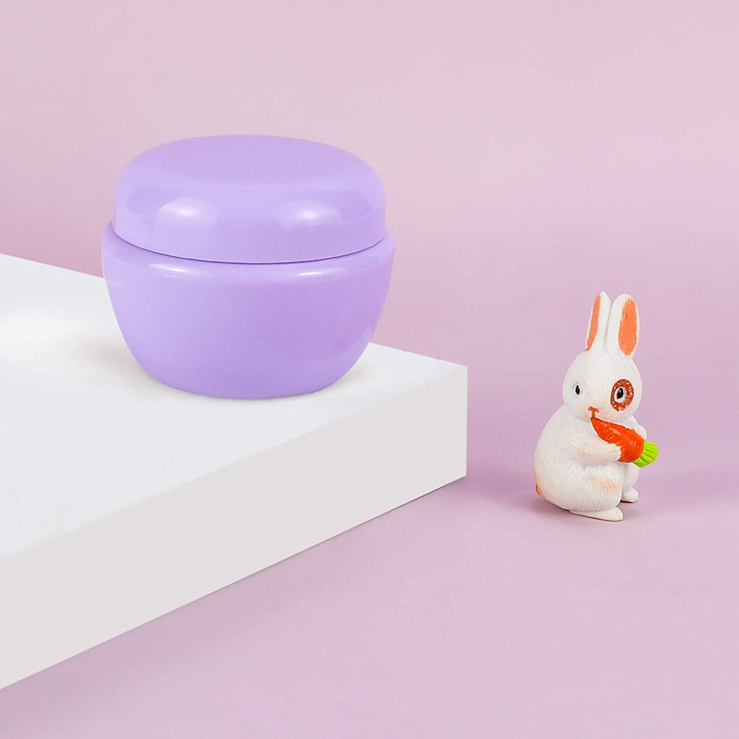 Factory Drop Shipping Purple Bottle Cosmetic Containers for Lip Scrub Container for Plastic