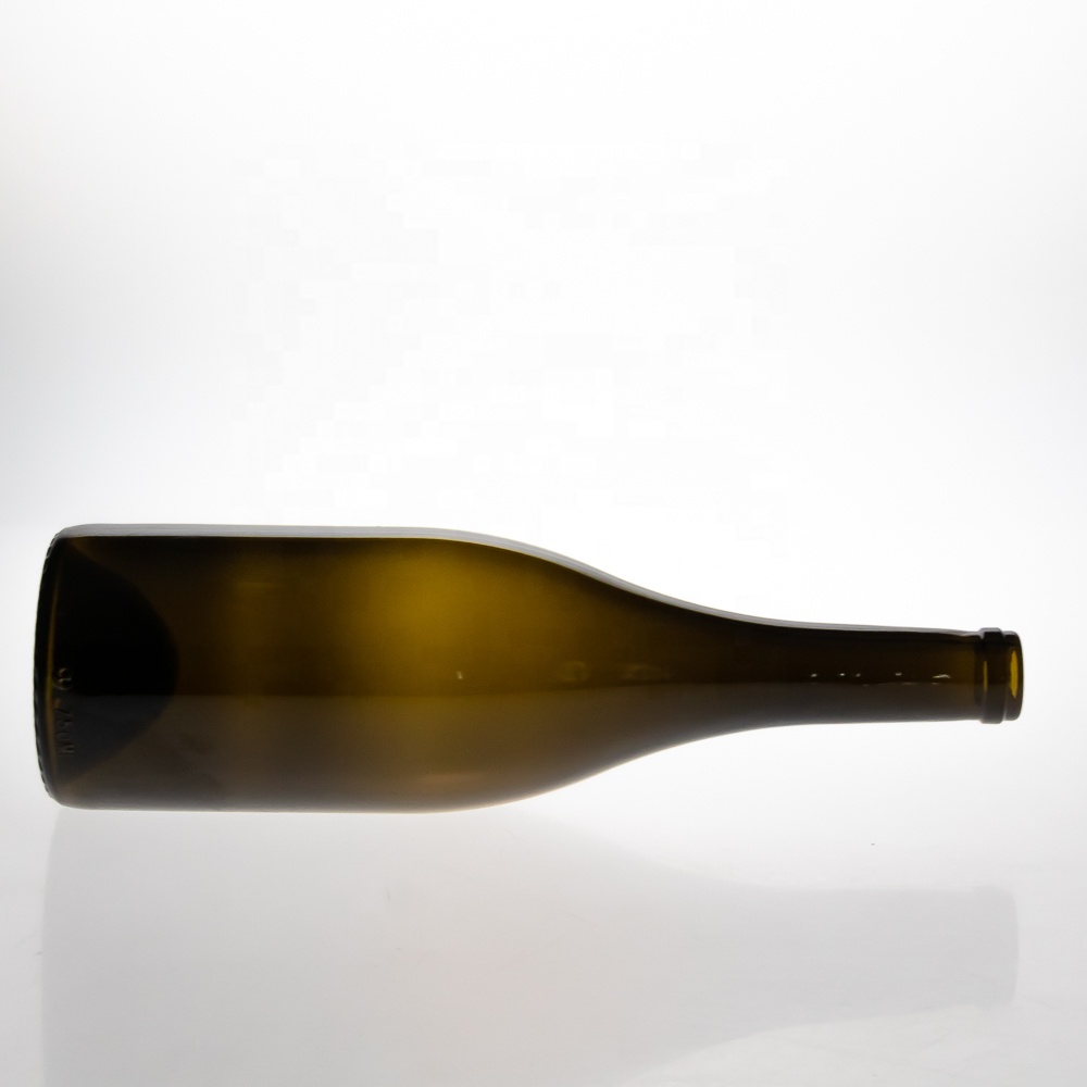 Factory Empty Dark Brown Beer Wine bottles 750ml Glass Wine Champagne Bottle