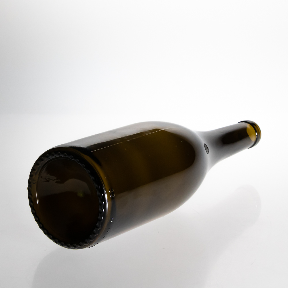 Factory Empty Dark Brown Beer Wine bottles 750ml Glass Wine Champagne Bottle