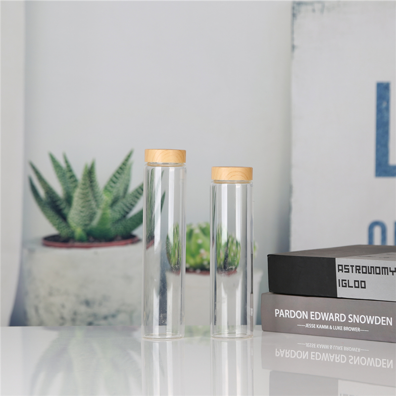 Factory High Quality High Borosilicate Glass Tube-Type Borosilicate Glass Bottle With Metal Cap