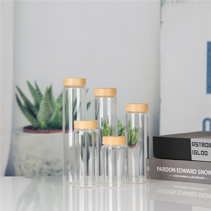 Factory High Quality High Borosilicate Glass Tube-Type Borosilicate Glass Bottle With Metal Cap