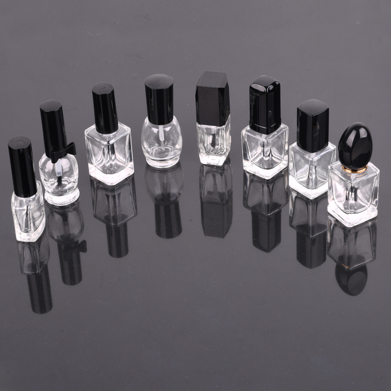 Factory High Quality Unique Empty Nail Polish Bottle With Brush