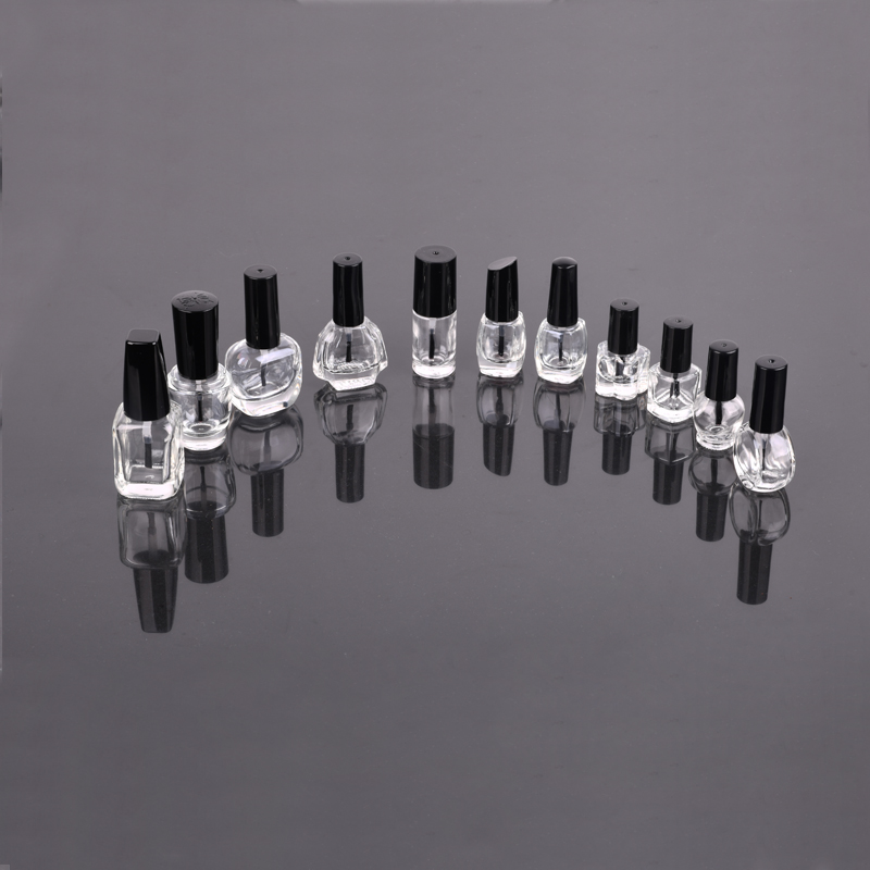 Factory High Quality Unique Empty Nail Polish Bottle With Brush
