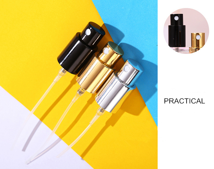 Factory Made In China Cosmetic Packaging 10ml 30ml 50ml 100ml Colored Empty Clear Square Glass Perfume Bottle With Spray