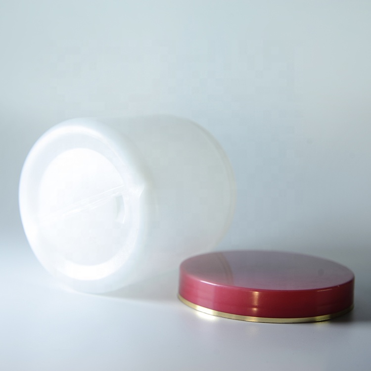 Factory Made hdpe Jars eco matte black 4oz plastic cream jar screw cap body cream container jar